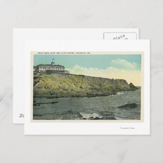 Bald Head Cliff en Exterior of Cliff House # Briefkaart (Voorkant / Achterkant)