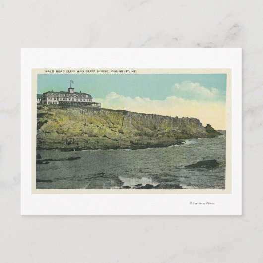Bald Head Cliff en Exterior of Cliff House # Briefkaart (Voorkant)