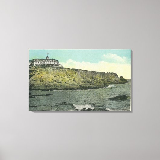 Bald Head Cliff en Exterior of Cliff House # Canvas Afdruk (Voorkant)
