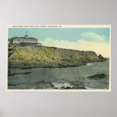 Bald Head Cliff en Exterior of Cliff House # Poster (Voorkant)