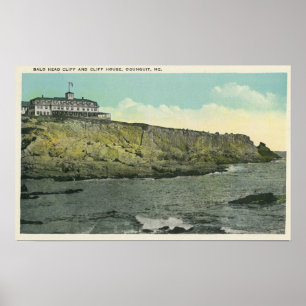 Bald Head Cliff en Exterior of Cliff House # Poster