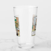 Bald Head Island Funny Drink Glass Glas (Rechts)