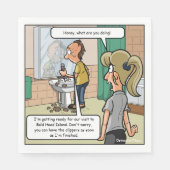 Bald Head Island Funny Party Servetten (Voorkant)