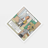 Bald Head Island Funny Party Servetten (Hoek)