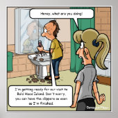 Bald Head Island Funny Poster (Voorkant)