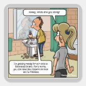 Bald Head Island Grappige Stickers (Voorkant)