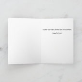 Bald Head Island Grappige Verjaardag Kaart (Binnen)