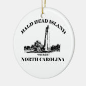Bald Head Island. Keramisch Ornament (Links)