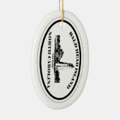 Bald Head Island. Keramisch Ornament (Rechts)