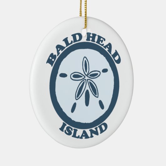 Bald Head Island. Keramisch Ornament (Rechts)