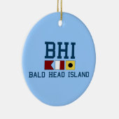 Bald Head Island. Keramisch Ornament (Rechts)