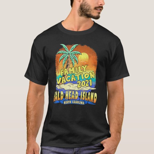 Bald Head Island North Carolina Family Vacation 20 T-shirt (Voorkant)