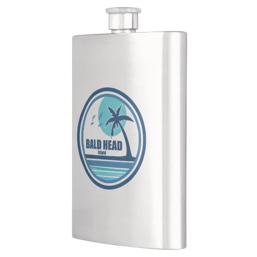 Bald Head Island North Carolina Palm Tree Vogels Flacon (Links)