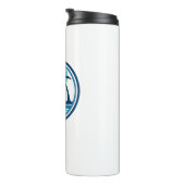 Bald Head Island North Carolina Palm Tree Vogels Thermosbeker (Geroteerd rechts)