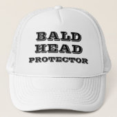 BALD HEAD PROTECTOR Funny Humorous Trucker Pet (Voorkant)