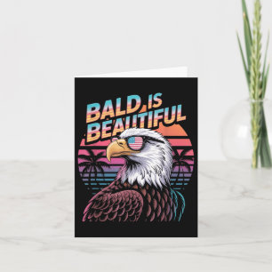 Bald is een mooie adelaar grappig 4 juli kaart