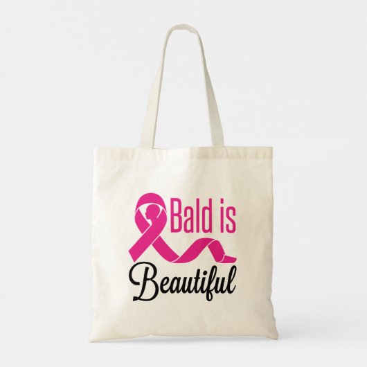 Bald is een prachtig borstkankergezwel tote bag (Achterkant)