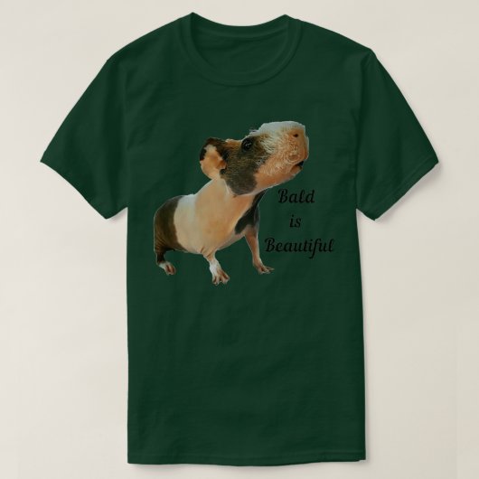 Bald is een prachtig, dunnig varken t-shirt (Design voorkant)