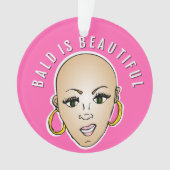 Bald is mooi ornament (voorkant)