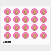 Bald is mooi ronde sticker (Vel)