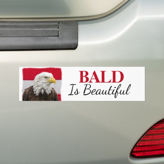 Bald is prachtig bumpersticker (Op auto)