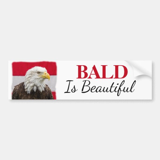 Bald is prachtig bumpersticker (Voorkant)