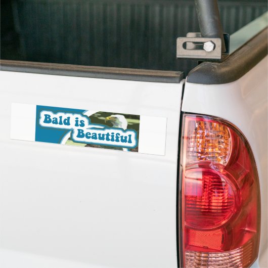 Bald is prachtig bumpersticker (Op Truck)