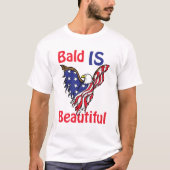Bald is prachtig - stijl 1 t-shirt (Voorkant)