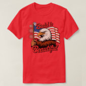 Bald is prachtig t-shirt (Design voorkant)