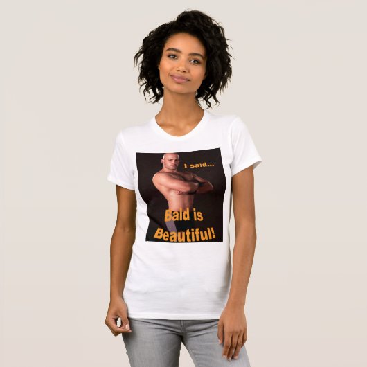 "Bald is prachtig", tanktop voor dames (Voorkant volledig)