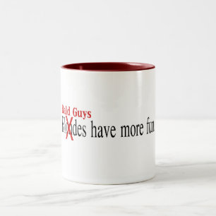 Bald jongens hebben meer plezier tweekleurige koffiemok