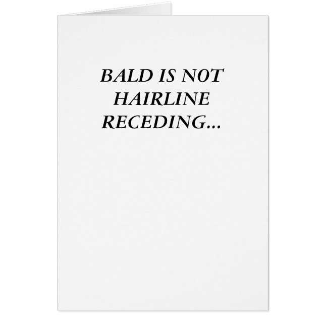 BALD KRIJGT NIET... (Voorkant)