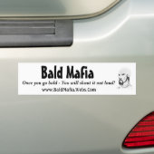 Bald Mafia Bumpersticker (Op auto)
