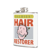 Bald Man Gift. Baldies Hair Restorer Heupfles (Links)