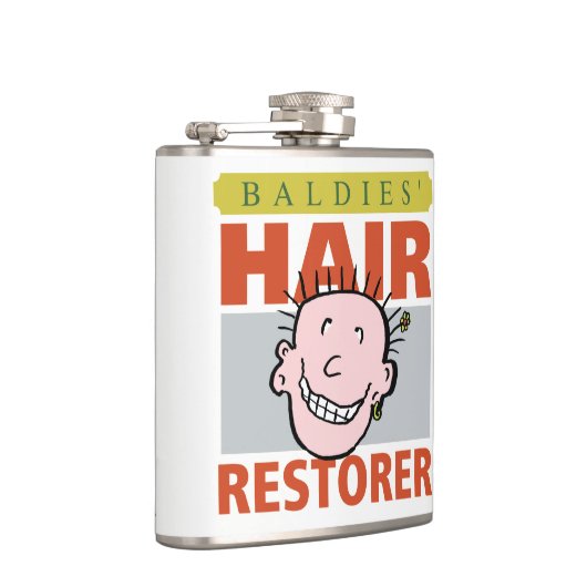 Bald Man Gift. Baldies Hair Restorer Heupfles (Rechts)