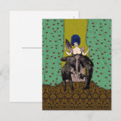 Bald Mannen ~ Briefkaart/uitnodiging Briefkaart (Voorkant / Achterkant)