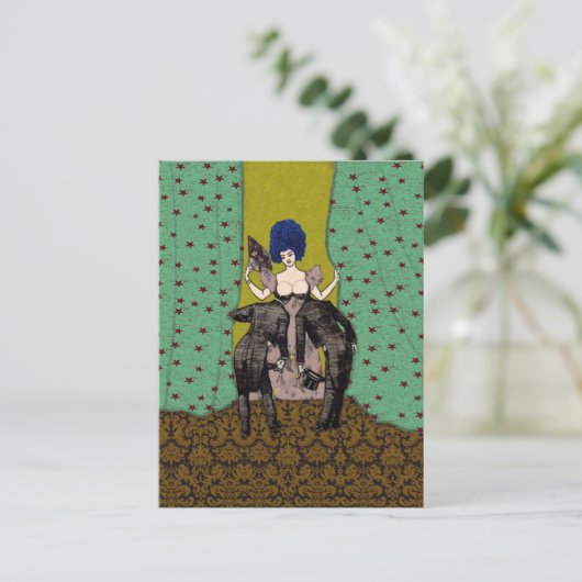 Bald Mannen ~ Briefkaart/uitnodiging Briefkaart (Staand voorkant)