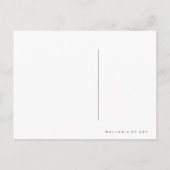 Bald Mannen ~ Briefkaart/uitnodiging Uitnodiging Briefkaart (Achterkant)