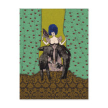 Bald Mannen ~ Briefkaart/uitnodiging