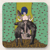 Bald-Mannen - Onderzetters 6 Hoge glansgraad inste (Voorkant)