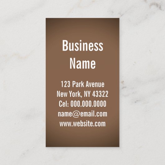 Bald-Mannen - Visitekaartje (Achterkant)