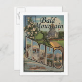 Bald Mountain, Idaho - Large Letter Scenes Briefkaart (Voorkant / Achterkant)