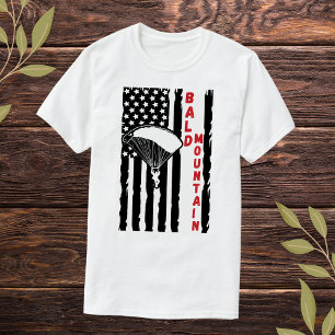 Bald Mountain Idaho Paragliding Skydiving T-shirt