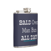 Bald over Man Bun, de hele dag Heupfles (Rechts)