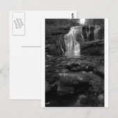 Bald River Falls bw.jpg Briefkaart (Voorkant / Achterkant)