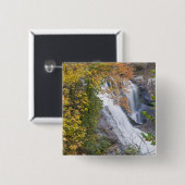 Bald River Falls Vierkante Button 5,1 Cm (Voorkant /achterkant)