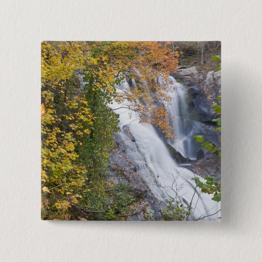 Bald River Falls Vierkante Button 5,1 Cm (Voorkant)