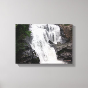 Bald River Herfsten Tellico Plains Tennessee Canvas Afdruk