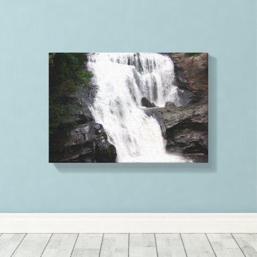 Bald River Herfsten Tellico Plains Tennessee Canvas Afdruk (Insitu (Houten vloer))