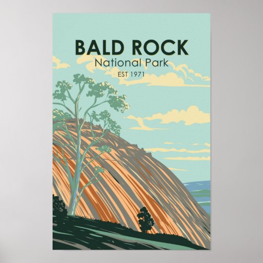 Bald Rock National Park Australia Poster (Voorkant)